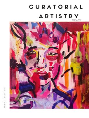 Cover of Curatorial Artistry Magazine, August 2020
